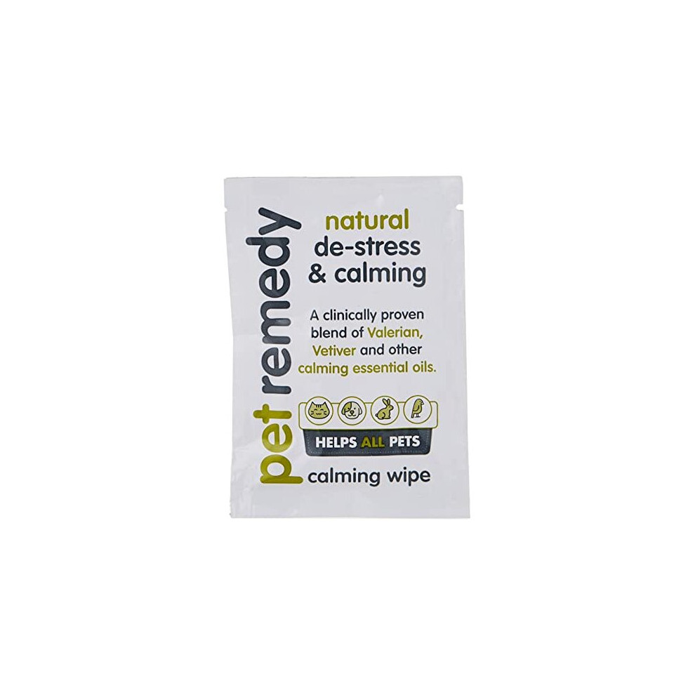 Pet Remedy Natural Calming Wipes Pack of 12