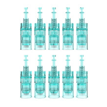 (Round Nano) Dr. Pen A6S Needles Cartridges Disposable Bayonet Replacement Parts 10 pcs Pack