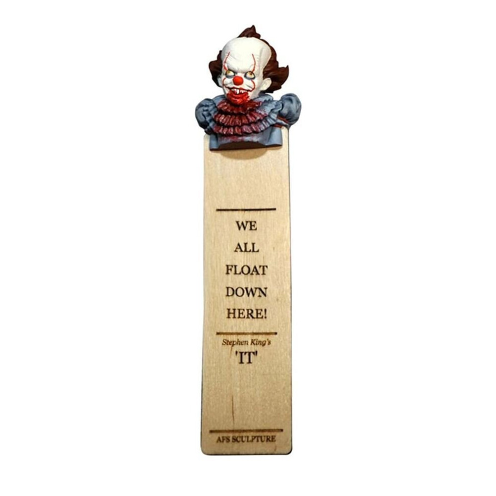 (A) Best Gift For Horror Fiction Fans Resin Reading Bookmarks 3D Horror Bookmarks