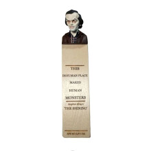 (B) Best Gift For Horror Fiction Fans Resin Reading Bookmarks 3D Horror Bookmarks