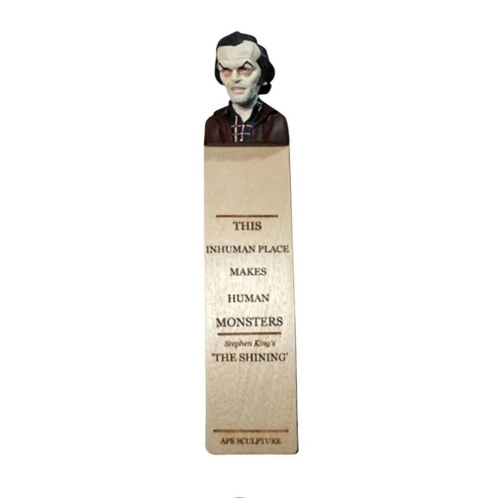 Flemye (B) Best Gift For Horror Fiction Fans Resin Reading Bookmarks 3D Horror Bookmarks