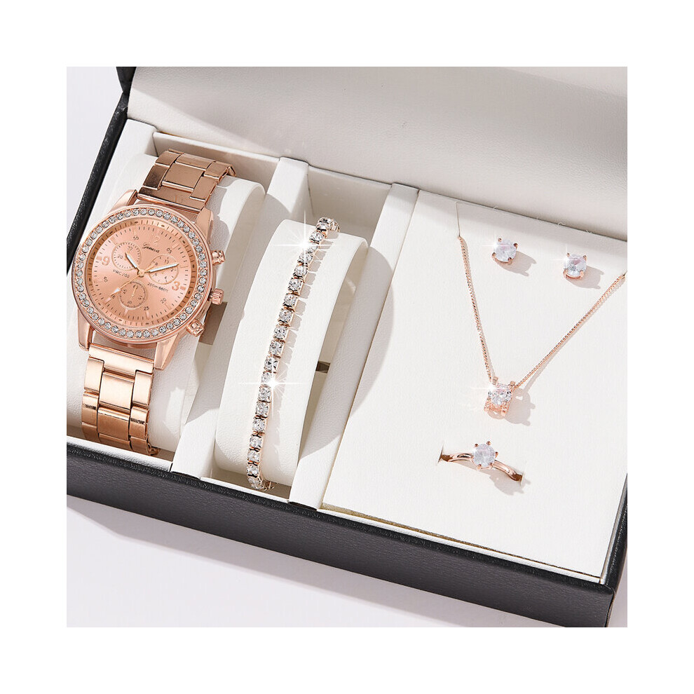 (6) 6PCS Set Luxury Watch Women