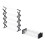 Living And Home (5 Tiers) Foldable Multi-Tier Metal Shoe Rack 4
