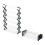 Living And Home (6 Tiers) Foldable Multi-Tier Metal Shoe Rack 4