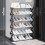 Living And Home (6 Tiers) Foldable Multi-Tier Metal Shoe Rack 1