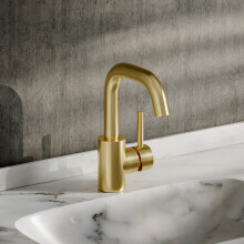 Gold Single-Handle Faucet