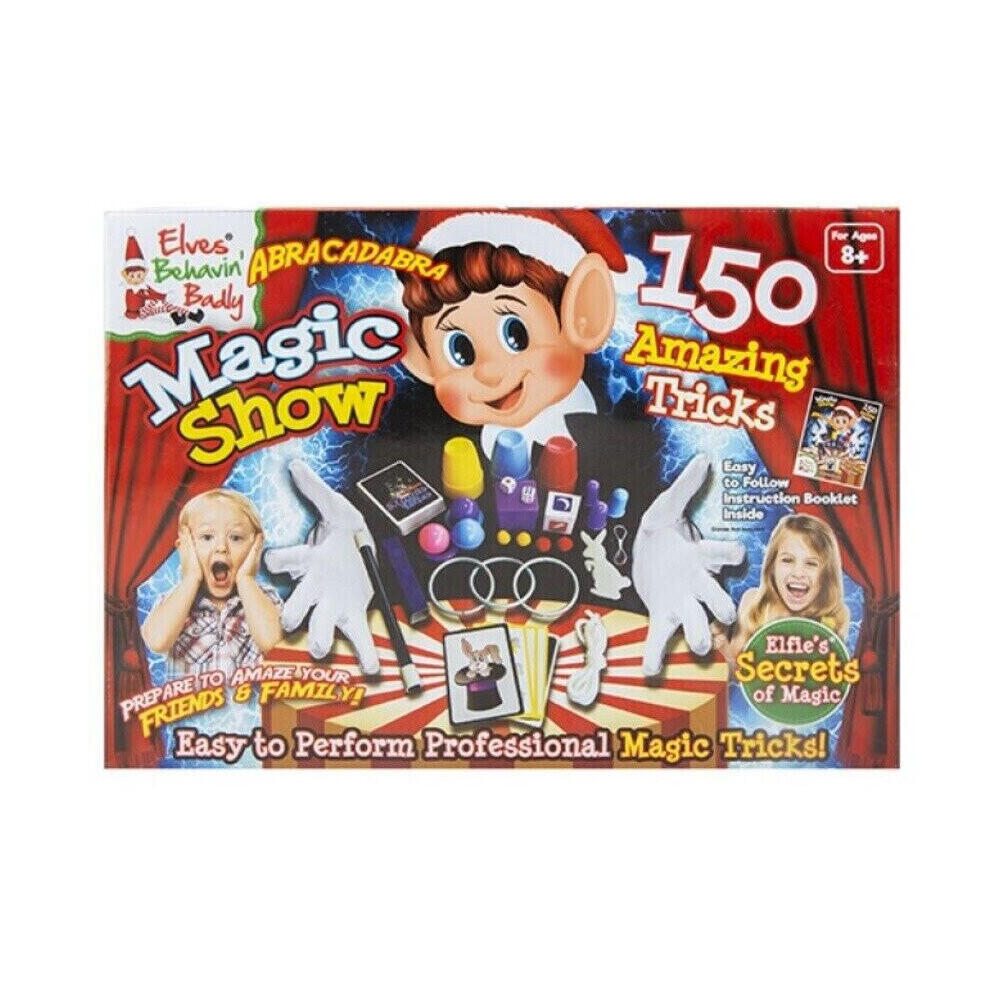 Elves Behavin Badly 150 Magic Show Tricks Set Christmas Party Toy
