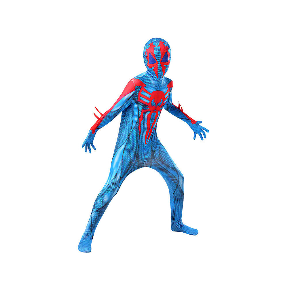 (5-6Years) Halloween Spider-Man Kids Cosplay Costume Jumpsuit Party Zentai Fancy Dress Up Not,Specified