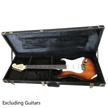 High Grade Electric Guitar Square Hard Case for GST GTL 170 SG and Burning fire Style
