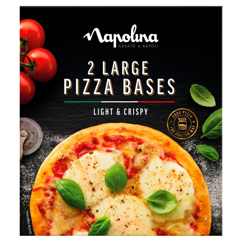 Napolina Large Pizza Bases 2 x 150g (300g) ( pack of 12 )