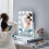 Living And Home Hollywood Vanity Makeup Mirror with 12LED Bulbs 3