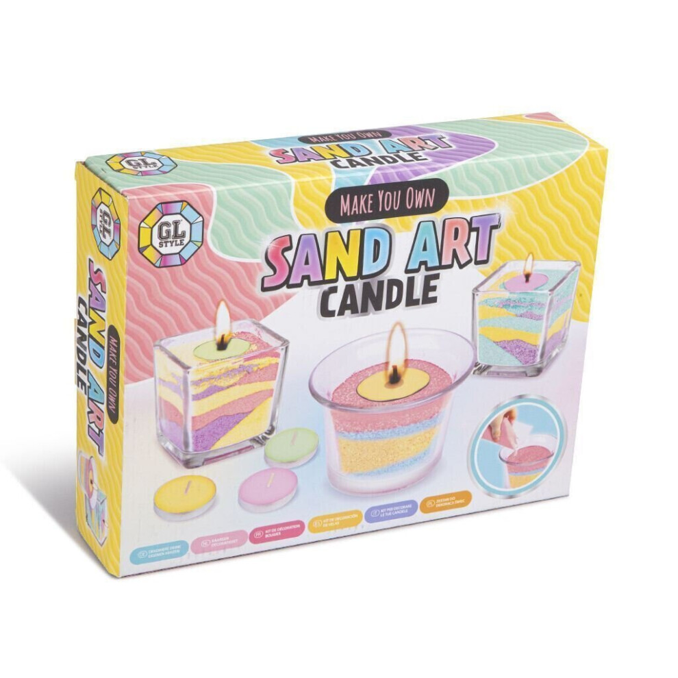 Make Your Own Sand Art Candle