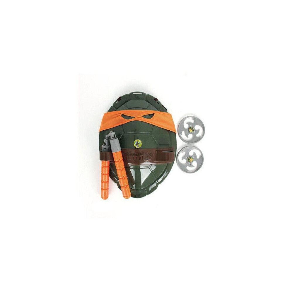 Flemye ( Michelangelo) Kids Boys Act Tmnt Teenage Mutant Ninja Turtles Costume Shell/Weapon Toy Gifts