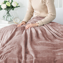 (Pink, Double) Moonlight Bedding Large Mink Blanket Multi-use Pet Fleece Throw