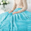 (Light blue, Super King) Moonlight Bedding Large Mink Blanket Multi-use Pet Fleece Throw 2