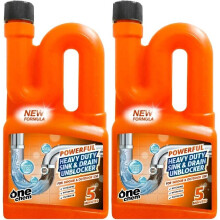 One Chem Heavy Duty Sink and Drain Unblocker 2 x 750ml