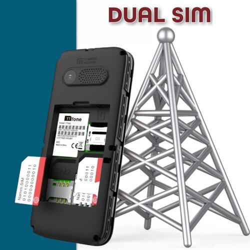 (Red, EE) TTfone TT150 Dual SIM|USB Cable 1