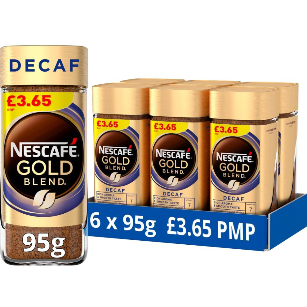 NESCAFÃ Gold Blend Decaf 95g ( pack of 6 )