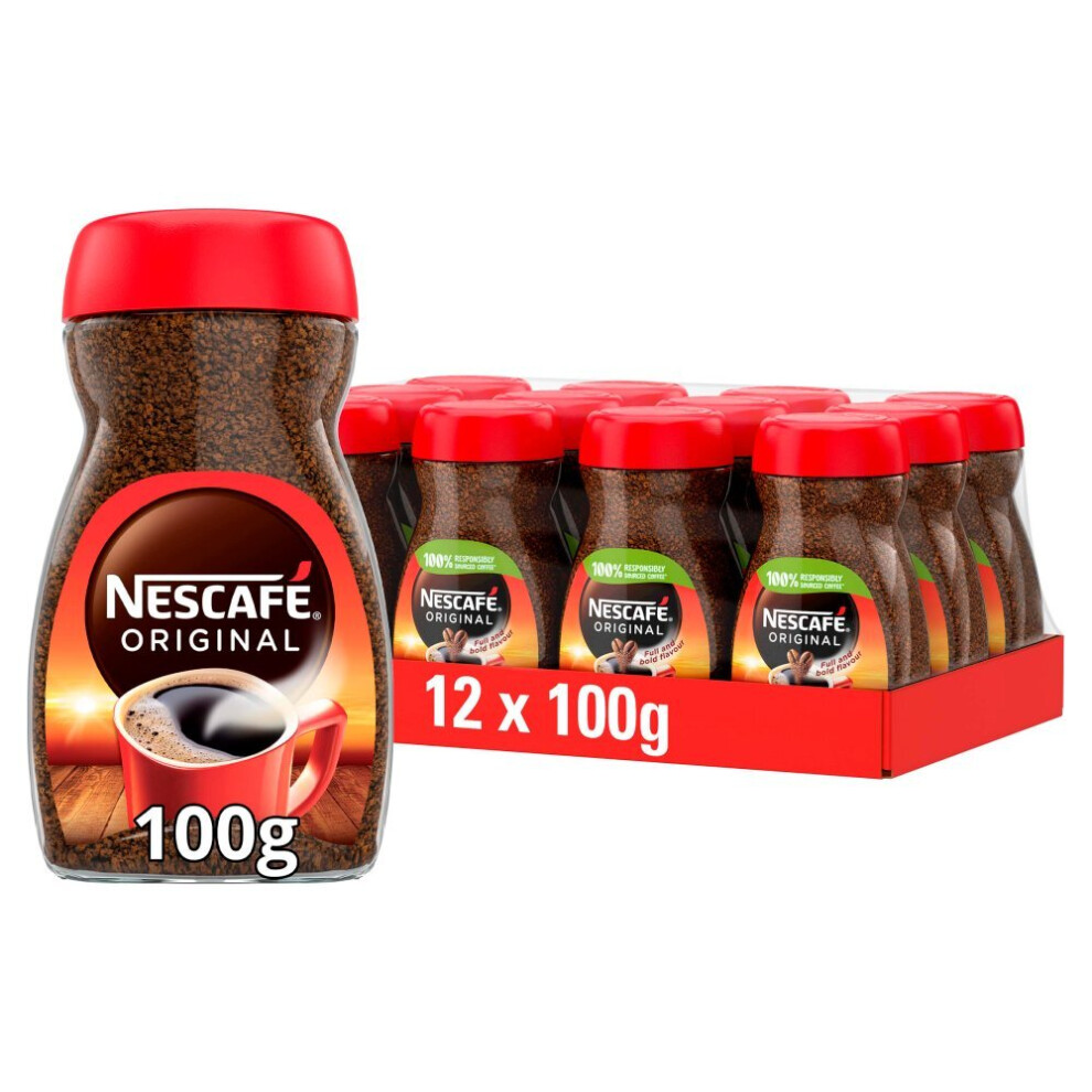 NescafÃ© Original Instant Coffee 100g ( pack of 12 )