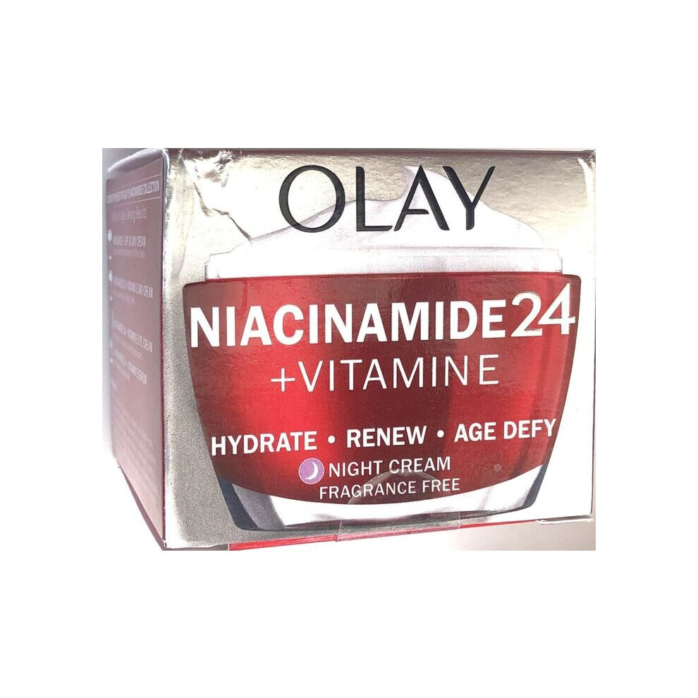 Olay Niacinamide 24 Vitamin E Night Fragrance 50Ml Cream