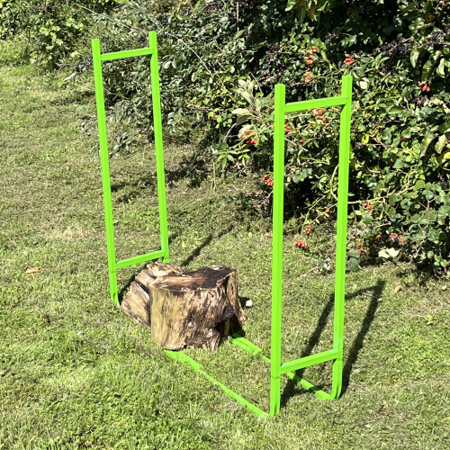 Selections Metal Log Rack and Firewood Storage Tidy 1