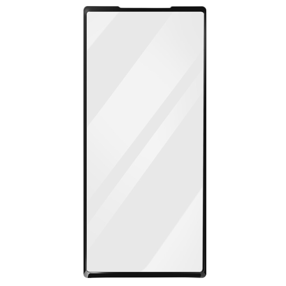 Full Adhesive Beveled Edge Shockproof Glass For Google Pixel 6A, Black 3662427874939