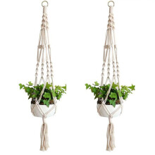 2 X Plant Hangers Indoor Outdoor Hanging Planter Baskets Decorative Flower Pot Holders