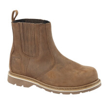 (9) Men GRAFTERS Safety Twin Gusset Dealer Boot Goodyear Welted Rubber Sole