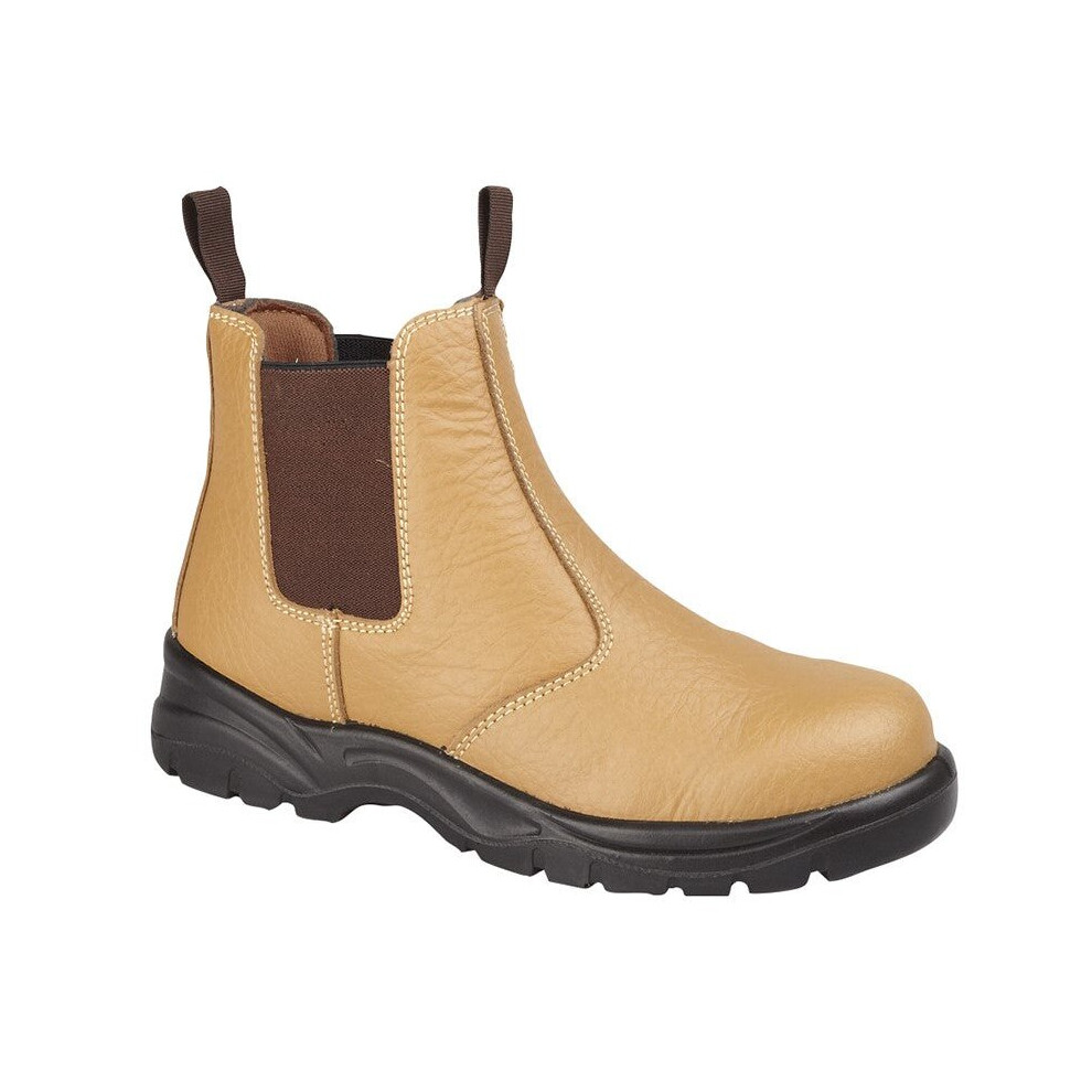 (12) Men GRAFTERS Chelsea Safety Boot Lightweight Dual Density PU Sole