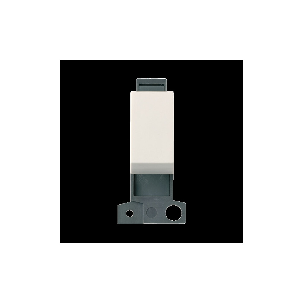 Click Scolmore Minigrid 10A 3 Position Retractive Switch White - Md075pw 5055112855494