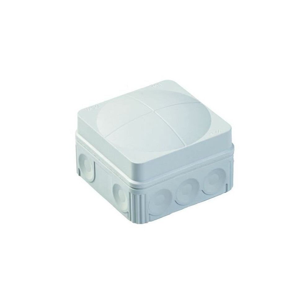 WISKA ADAPTABLE JUNCTION BOX ENCLOSURE WHITE 108 76MM X 76MM X 51MM  (10060622)