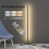 1.1/1.4/1.6M LED Dimmable Corner Floor Lamp with Remote Multicolor Black Housing 9