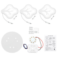360LED 4000LM Post-Modern Ceiling Lamp Bedroom LED Chandeliers+Remote Control