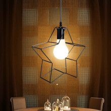 Industrial Star Shape Chandeliers Pendant Light Iron Retro Ceiling Hanging Lamp Kitchen Dining Room Bar 220V