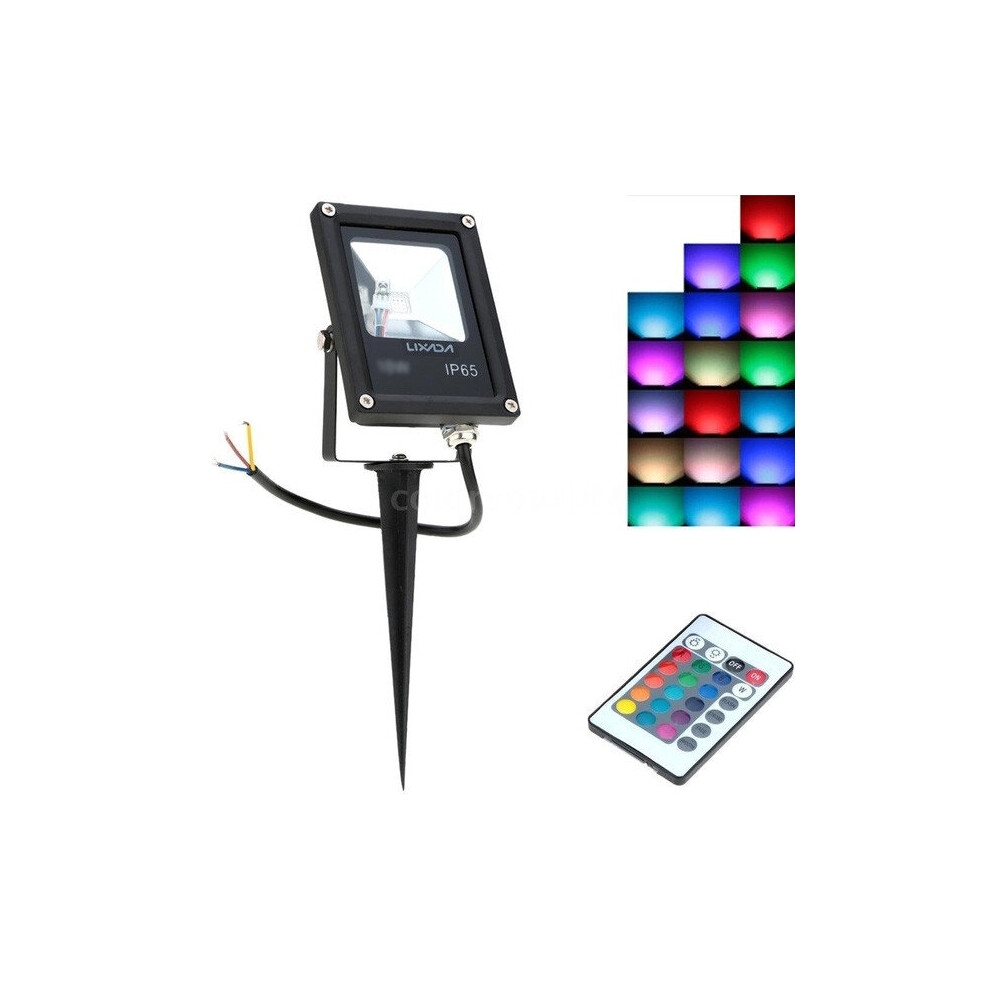 10W/20W/30W/50W Waterproof IP65 RGB LED Flood Light Outdoor Garden Security Lamp AC85-265V