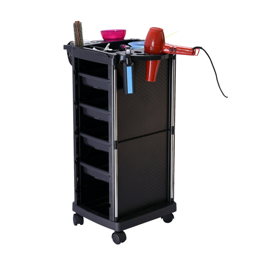 Hairdressing trolleys on wheels