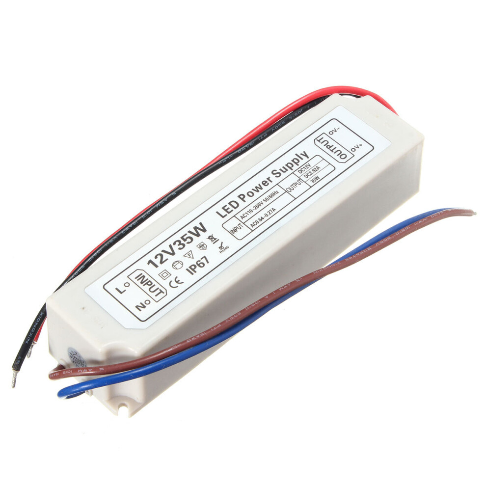 Ac110-264V To Dc12v 2.92A 35W Ip67 Power Supply Led Driver Lighting Transformer 312588224250