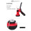 MX-8801 LED+COB 5Lights 8Modes USB Rechargeable Unfold Light Maintenance light LED Flashlight 9