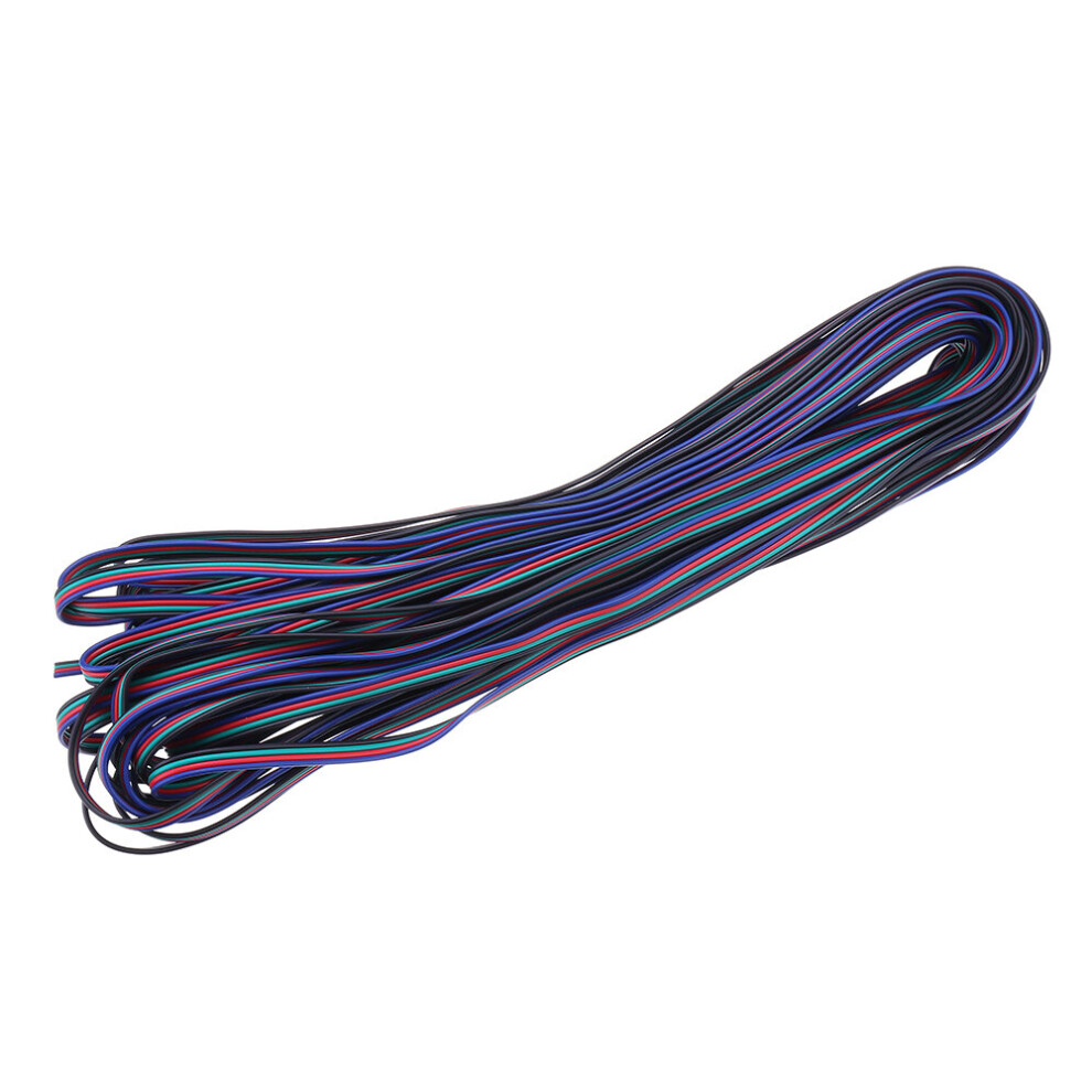 20M 22 Awg 4 Pin Extension Connector Cable Wire Cord For Rgb Led Strip Light 190268171069