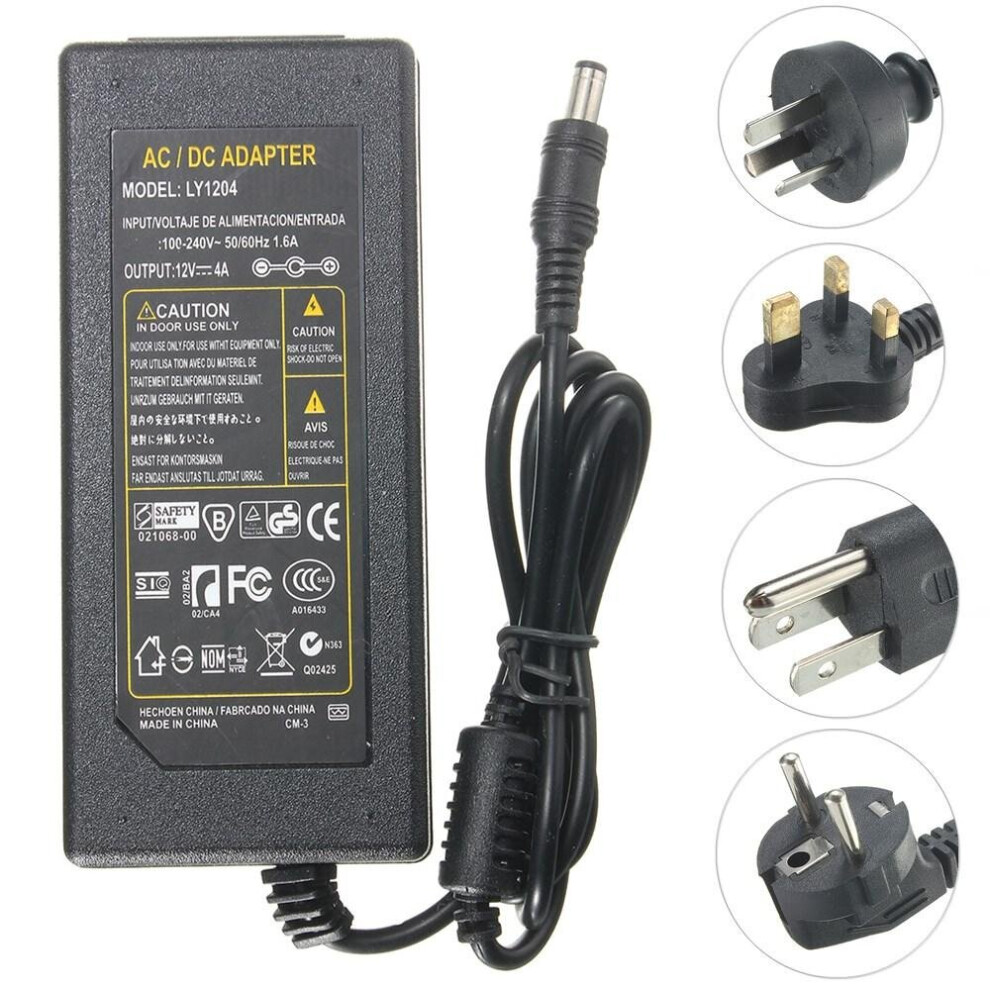 Ac100-240V To Dc12v 3A 36W Power Suply Driver Adapter Transformer For Led Strip Lighting 300023772619