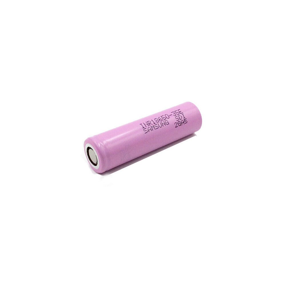 1Pcs INR18650-35E 18650 Power Battery 3500mAh 20A Discharge Rechargeable Li-ion Battery (Unprotected Flat Top) For Flashlight E Cig Ele