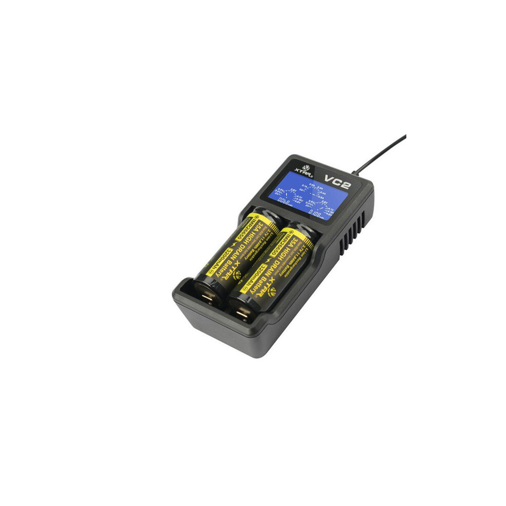 Xtar Vc2 Charger With Lcd Screen Display For 18650 26650 Battery 190268070928