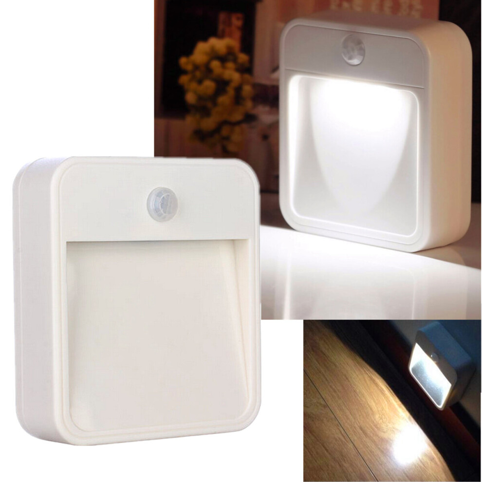 Battery Operated Pir Motion Sensor Led Wireless Night Security Wall Lamp Light