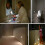 Battery Operated PIR Motion Sensor LED Wireless Night Light Security Wall Lamp 7