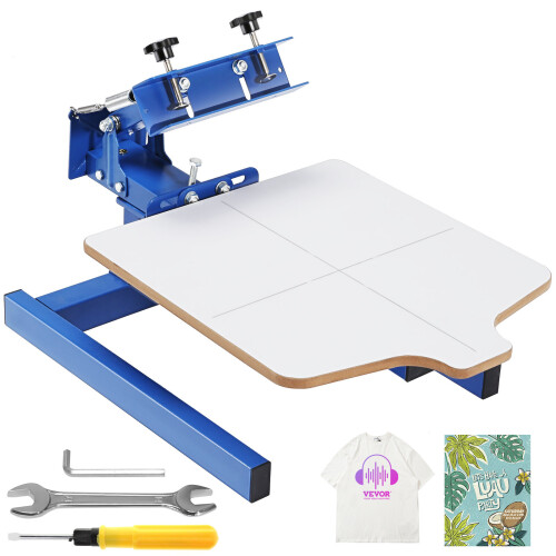 VEVOR 1 Color 1 Station Silk Screening Screenprint Press Screen Printing Machine