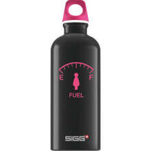 SIGG Aluminium Drinking Bottle Black 500ml "Mum Fuel"-8845.4