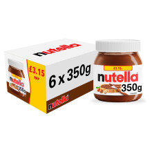 NUTELLA® Hazelnut spread with cocoa 350g ( pack of 6 )