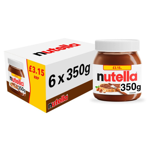 NUTELLA® Hazelnut spread with cocoa 350g ( pack of 6 )