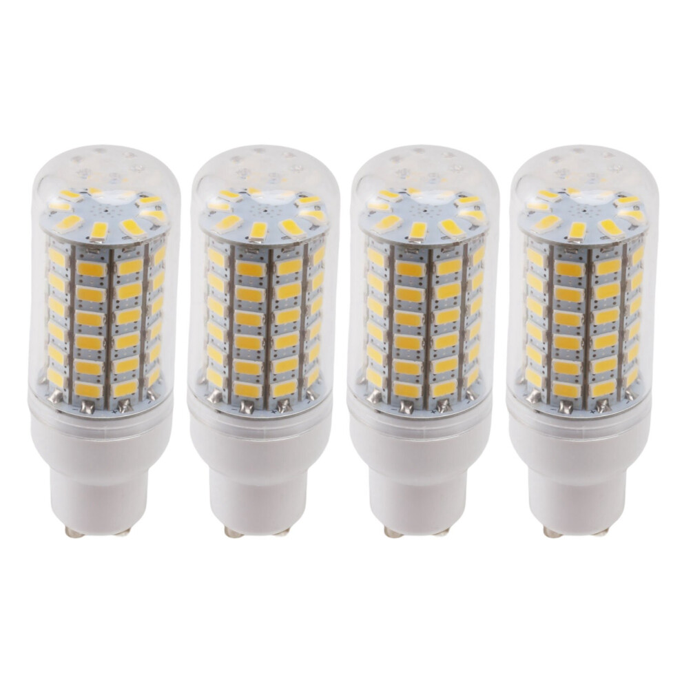 4X GU10 10W 5730 SMD 69 LED Bulbs LED Corn Light LED Lamp Energy Saving 360 Degree 200-240V White