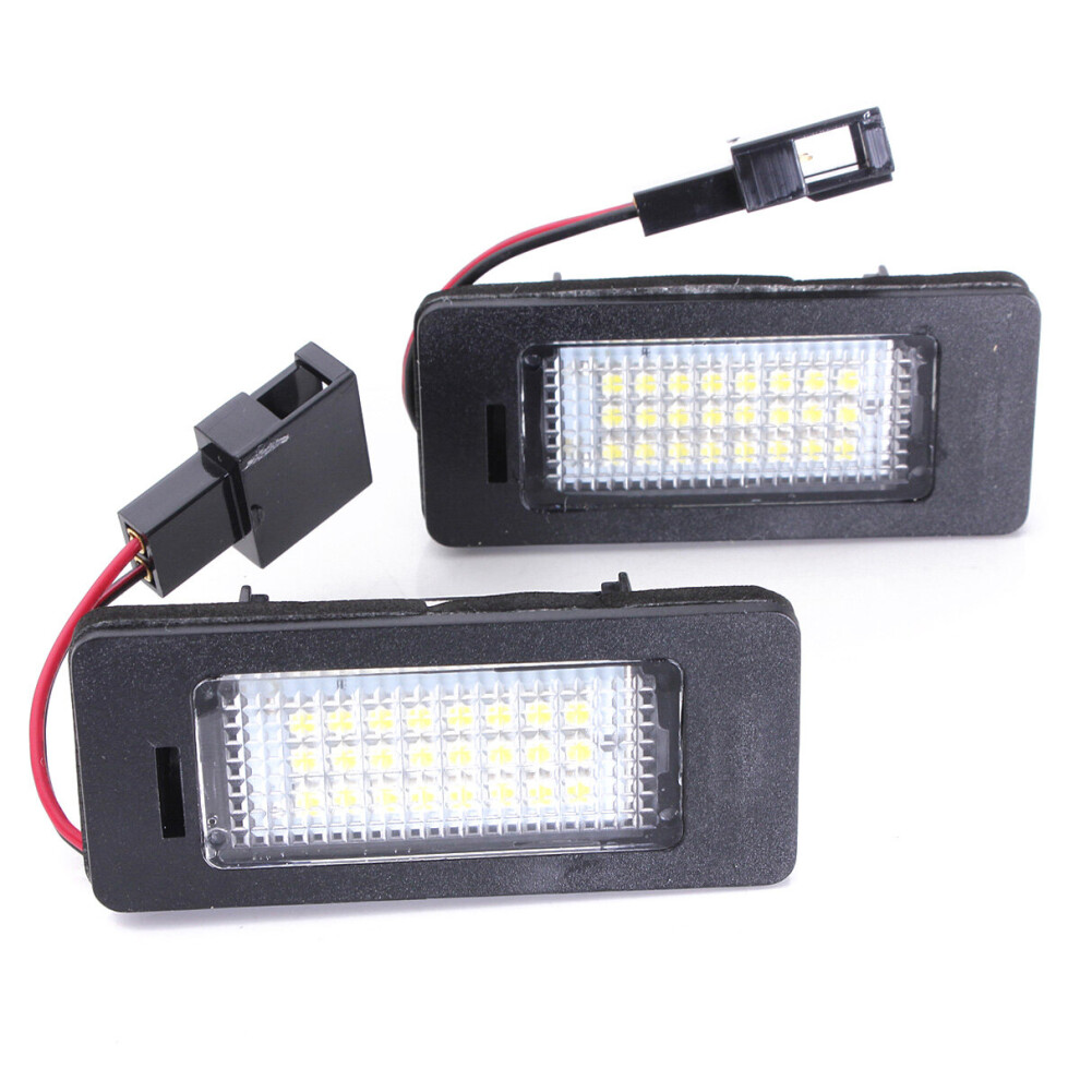 2x License Number Plate LED Light Lamp for Audi A4 A5 Q5 S5 TT 08-13 Error Free